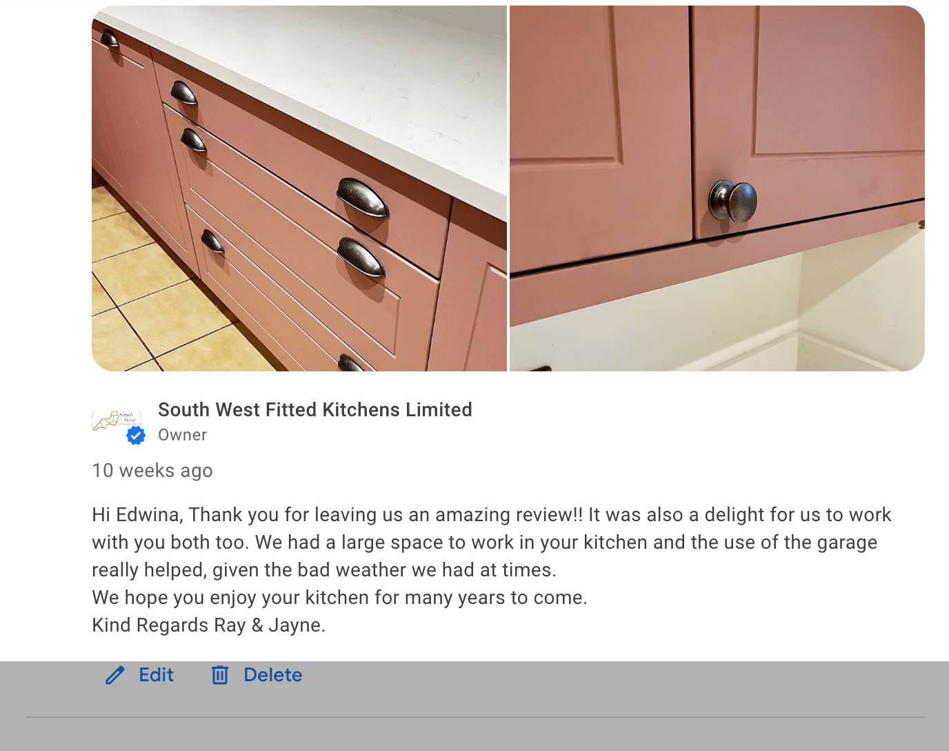 Testimonials And Reviews 7 Edwinas Review Our Reply